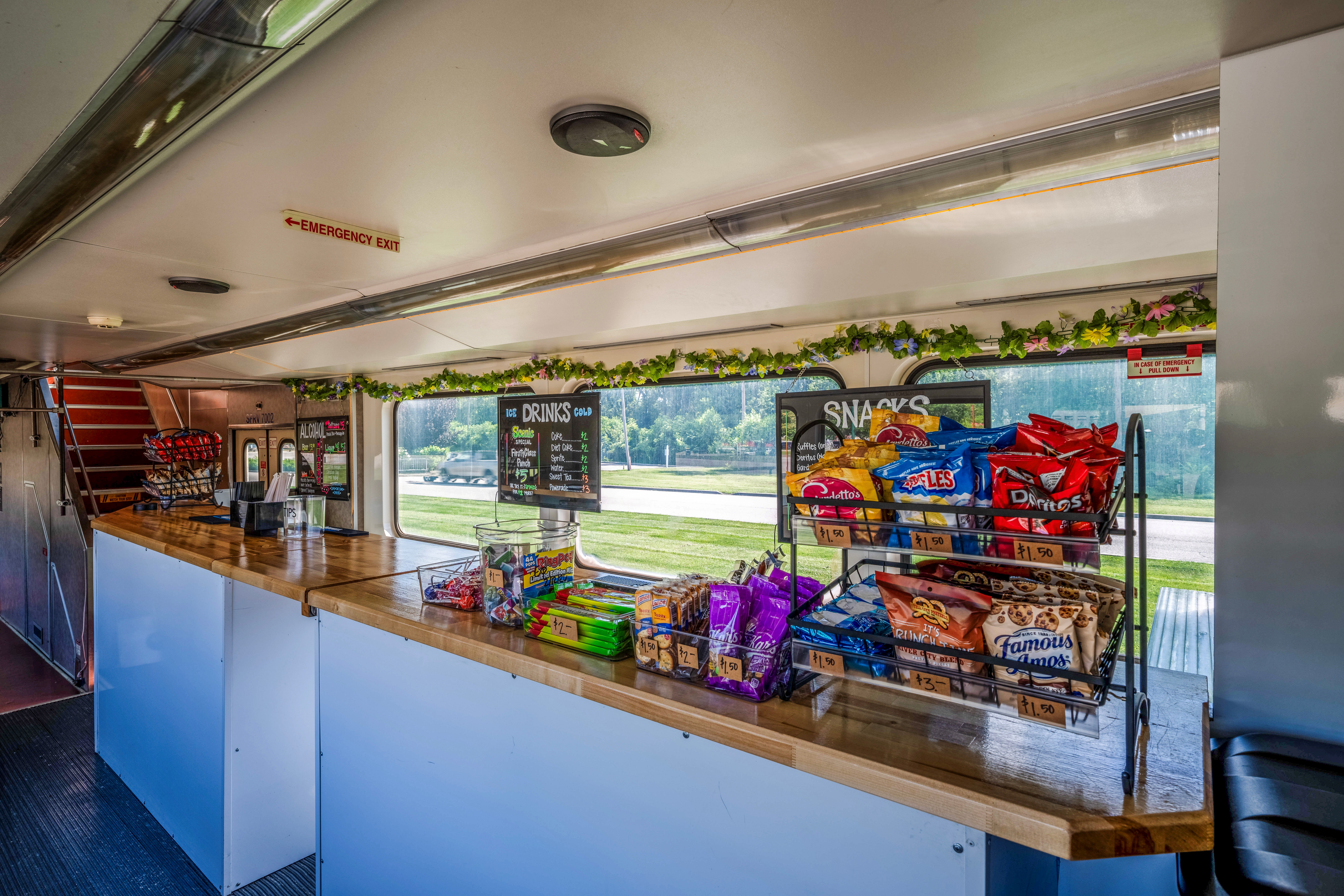 Concessions located in Car 7002